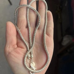 Nepalese Men’s Necklace 60Cm Tibetan Silver Necklace