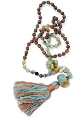 Necklace Meditation Prayer Beads 18″ Unisex Buddhism Handcrafted One Of A Kind