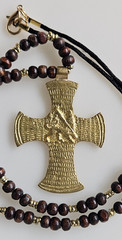 Ethiopian Lion of Judah pendant Necklace beaded hand crafted necklace
