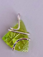 28.64ct Bridewell Stone Laboratory Grown Pendant in Forge Sterling Silver Ttl Wt