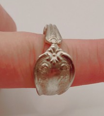 Custom Made Spoon Ring – Size 13.5