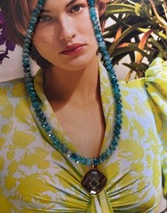 Lyra Blue Apatite Necklace