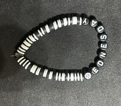 Wednesday Addams (Addams Family) Heishi Bracelet