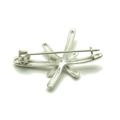 Handmade Sterling Silver Brooch Solid Stamped 925 Nickel Free