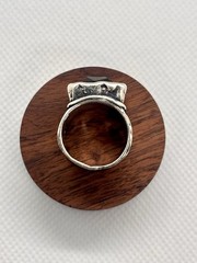 Silpada Vintage «Dusk Til Dawn» Hammered Wide Band Ring (Item #R0723) SIZE 5