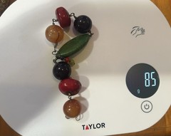 Chunky 85g Sterling Gemstone Boho Bracelet. Huge Heavy Stones.