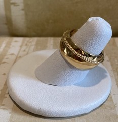 Sundance Catalog Gold Vermeil Fine Tuned Ring Size 6.5