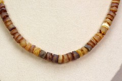 Baltic amber adult MEN unisex necklace handmade natural RAW, UNPOLISHED 16,15 gr