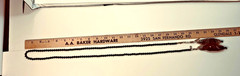 UNOde50, Agate Necklace, 51″ long, lariat, Silver Plate, No Clasp, Natural Stone