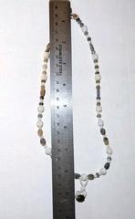 Labradorite Rainbow Moonstone Necklace Beaded Jewelry Tucson Gem Mineral Show A+
