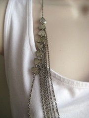 J.Jill Layered Chain Necklace NWT and Box Antique Silver