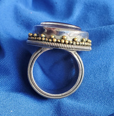 ORIGINAL MARS and Valentine Vintage Bumble Bee STERLING SILVER 925 RING Size 8.2
