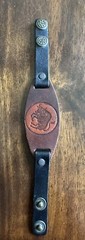 Handmade Natural Leather Cuff. It’s Adjustable To 7-8 Inches.