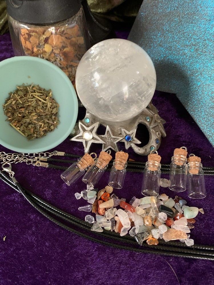 CUSTOM ORDER CHARM NECKLACE by Moonlit Cottage Carol’s Angel Chats®