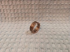 2002 Kennedy Half Dollars size 9 coin ring handmade mixed metals