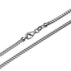Franco Gold Chain In 14k White Gold 2.5mm 16-28″ Solid Jewelry