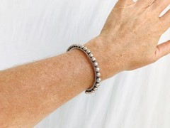 Karen Silver Bangle. Karen Hill Tribe. Sterling Silver. Thailand. 2019