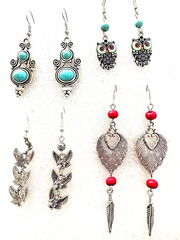Clearance Lot of 4 pairs Bohemian Handcrafted Earrings