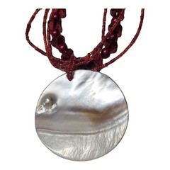 Vintage Red Bead Women Necklace With Red Pendant 30% Off Regular Price