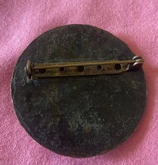 Vintage Solid Copper Warrior 1 3/4in & Weighs 13.5 Grams As Is Preowned Cond