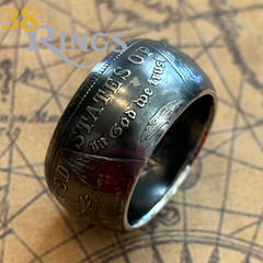 90% SILVER FAT TIRE STYLE Morgan Dollar COIN RING USA United States SIZES 5-12