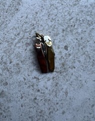 Mima & Oly Two Sisters Charm for Necklace Made of Mixed Materials & Artist Stamp