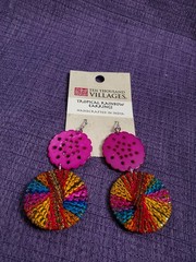 Fair Trade Dangle Pierced Earrings