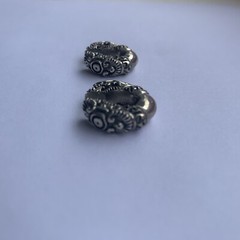 Unique Handmade White Brass Horseshoe Gauges 4G (5mm)