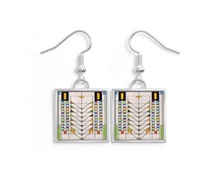 Tree of Life Earrings, Frank Lloyd Wright, Gift for Her, Architecture Jewelry