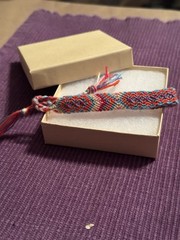 Nepal Woven Unisex Friendship Bracelet, Adjustable To Fit 6” To 8” Wrist
