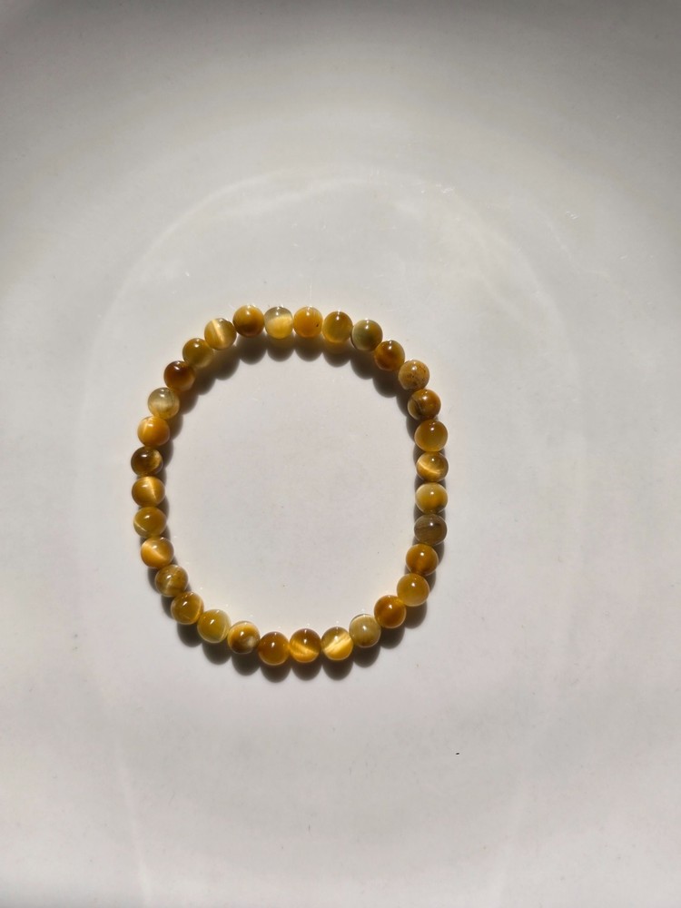 Natural Mini Gemstone Stretch Bracelet | 5-6mm Tiny Beads