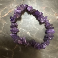 Amethyst Chunk Bracelet