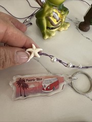 Lot 13 Puerto Rican, Handmade (2)Necklaces, (4)Bracelets,keychains and magnets