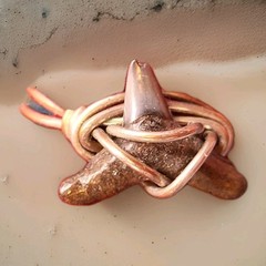 Wire Wrapped Ocean Shark Tooth Ring Handmade Dainty Beach Ocean Boho Ring 5 1/2