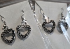 Assorted Earrings/Cameo Spoons Soccerballs and Hearts