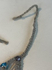 VTG Festival Wrist-Ring-Wrap Macrame With Beads Ties Onto Your Hand Very Boho