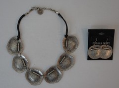 Turkish Ottoman Zinc Circles Necklace & Earrings