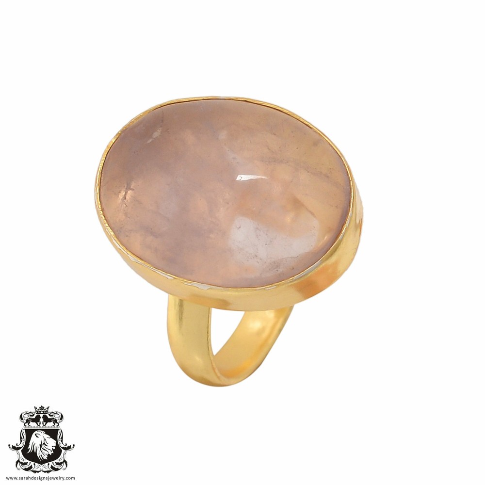 Size 7.5 – Size 9 Adjustable Ametrine 24K Gold Plated Ring GPR449