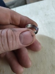 Genuine Handcrafted United States Quarter Coin Ring, Size 6.5