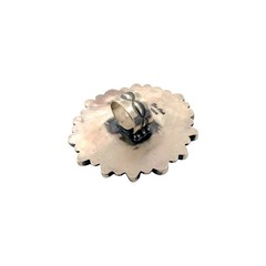 Tom Lewis, Ring, Sonoran Gold, Sterling Silver, Navajo Handmade, 5