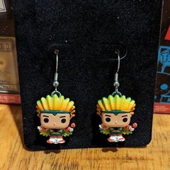 Ricky The Dragon Steamboat WWE Funko Bitty POP #121 Earrings