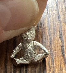 Movable Teddy Bear Pendant Charm Adorable – Sterling Silver 3.80 Gr