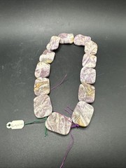 Natural Purple Sugilite Beads Crystal From S Africa 13 Pieces Jewelry Making