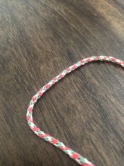 Custom Rope Friendship Bracelet 6in 8cm Handmade Button Clasp (7in)