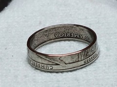 CUMBERLAND ISLAND, GA. – Size 11 State Quarter Coin Ring