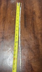 Pearl 925 Necklace 18” Natural Freshwater ~8mm hook clasp handmade