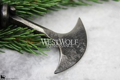 Large Viking Axe Blade Pendant – Hand-Forged Wearble Tool & Jewelry — Norse/Me