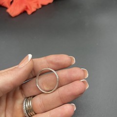 Stunning Unique Handmade 925 Sterling Silver Stackable Band Ring #B102