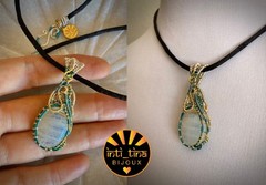 ‘Moonstone Horizon’ chocker NECKLACE/ Original/ Handmade