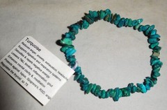 Natural Genuine Turquoise Chip Bracelets by Healing Light Stones